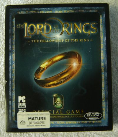 The Lord Of The Rings & Fellowship Of The Ring PC Game