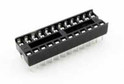 24 Pin IC Solder Sockets - Click Image to Close