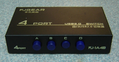 4 Port USB 2.0 Switch - FJ-1A4B