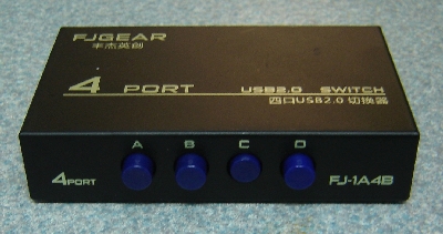 4 Port USB 2.0 Switch - FJ-1A4B 4 Port USB 2.0 Switch - FJ-1A4B