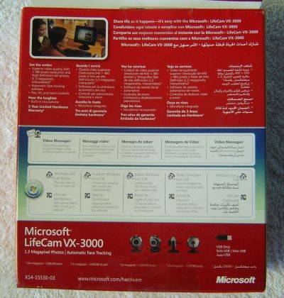 Microsoft LifeCam VX-3000 Web Camera (Used)