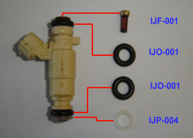 RFI-IJK-005 Fuel Injector Overhaul Kit for 35310-23600 Injectors RFI-IJK-005 Fuel Injector Overhaul Kit for 35310-23600 Injectors