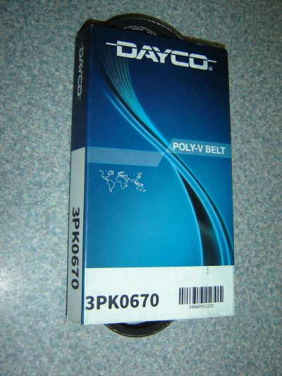 Dayco 3PK0670 Poly-V Belt Dayco 3PK0670 Poly-V Belt