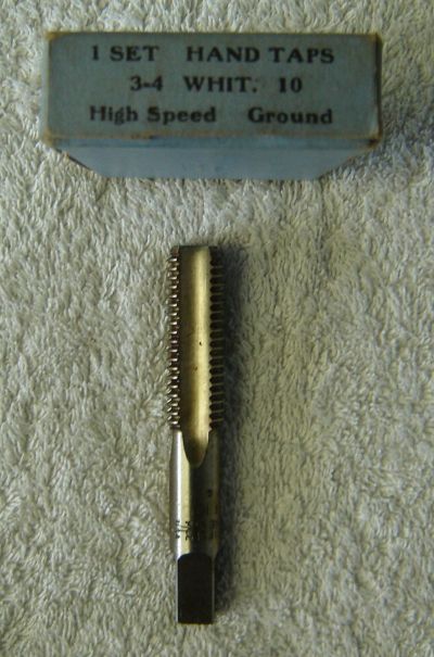 Butterfield 3/4" Whitworth 10 High Speed Ground Hand Taps