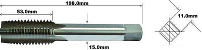 Butterfield 3/4" Whitworth 10 High Speed Ground Hand Taps