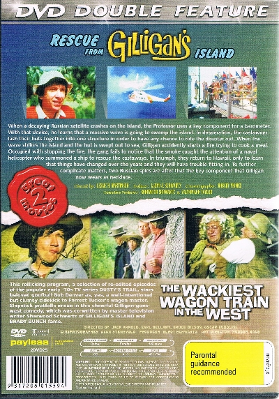 Rescue From Gilligans Island & Wackiest Wagon Train in West DVD - Click Image to Close