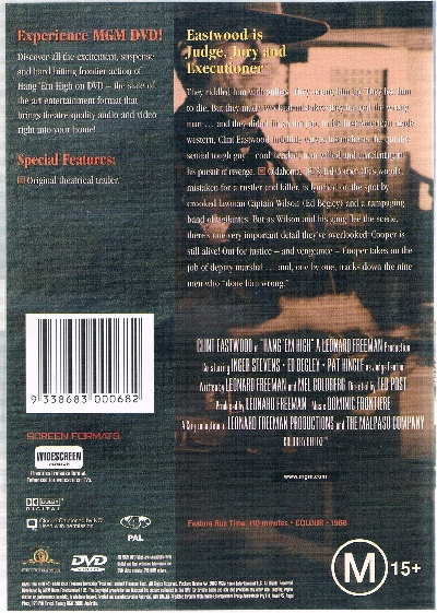 Hang Em High DVD - Clint Eastwood