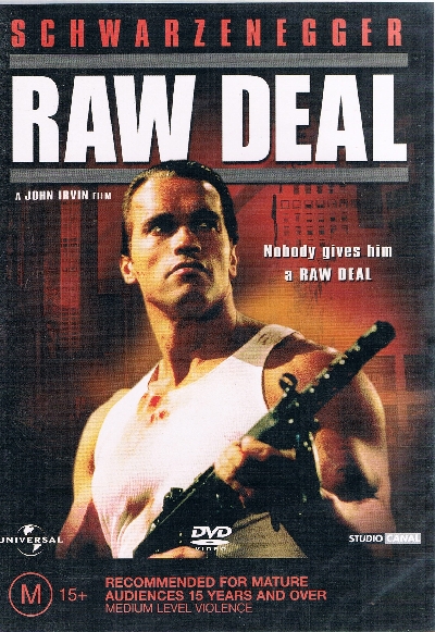 Raw Deal DVD - Arnold Schwarzenegger - Click Image to Close