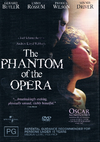 The Phantom Of The Opera DVD