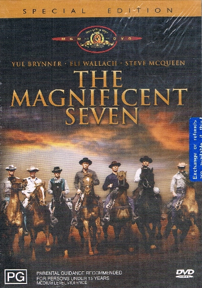 The Magnificent Seven DVD - Yul Brynner, Steve McQueen and more