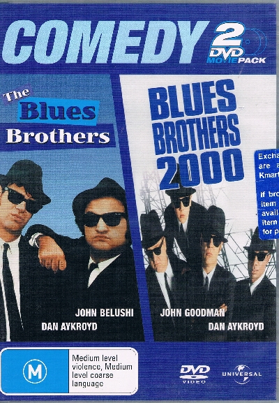 Blues Brothers & Blues Brothers 2000 Double DVD - John Belushi &