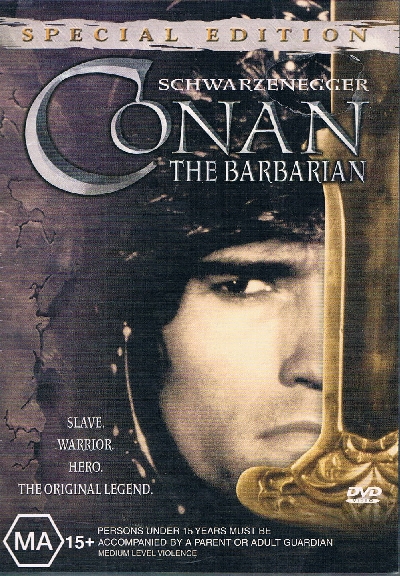 Conan The Barbarian DVD - Arnold Schwarzenegger - Click Image to Close