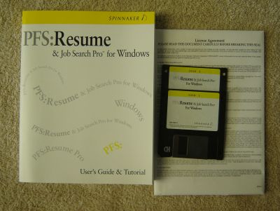 PFS Resume & Job Search Pro Software - Click Image to Close