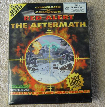 C&C Red Alert The Aftermath Mission Pack New Sealed.