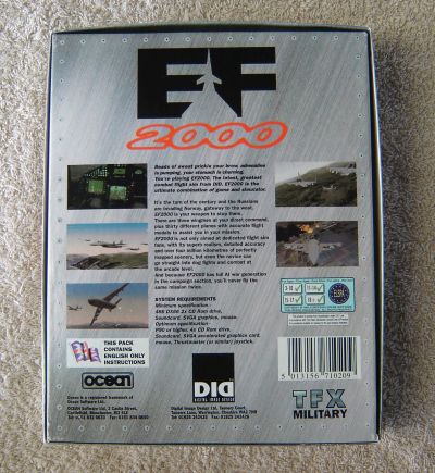 EF 2000 Flight War Simulator Game