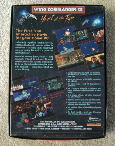 Wing Commander III- Heart of The Tiger Game Software