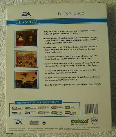 Dune 2000 PC Game - Click Image to Close